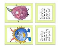 Logicals zum ausdrucken 7 klasse. Englisch Body Parts Monster Lesezuordnungskarten Unterrichtsmaterial Im Fach Englisch