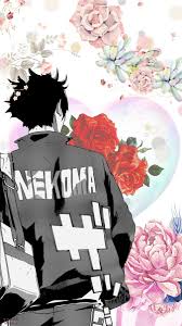 Haikyuu!!, kozume kenma, kuroo tetsurou, volleyball uniform (nekoma high), official art, mobile wallpaper, nekoma high. Haikyuu Nekoma 675x1200 Wallpaper Teahub Io