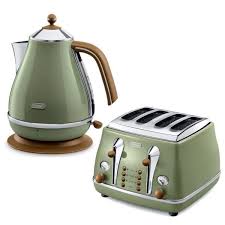 17 Chic Ways To Add Olive Green Into Your Decor Scheme Green Kitchen Appliances Olive Green Kitchen Green Kitchen Accessories