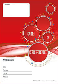 À l'école secondaire, les élèves sont classés selon trois niveaux d'aptitude scolaire différents (qui. Carnet De Correspondance Coloris Rouge Pour Le Suivi De L Annee Scolaire