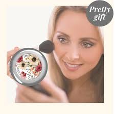 Espejo floral personalizado, regalo para ella, espejo compacto  personalizado, bolsa de cosméticos, regalo para mamá, espejo de maquillaje,  accesorios ...