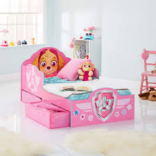 Paw Patrol Kleinkinderbett Mit Stauraum Perfekt Fur Den Wechsel Aus Dem Gitterbett Ins Erste Richtige Bett I Kleinkinderbett Kinder Bett Coole Kinderbetten