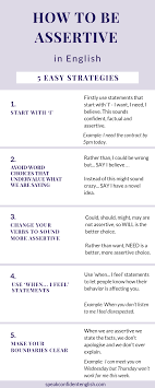 How You Can Be Assertive In English To Sound More Confident Assertiveness Assertive Communication Improve Vocabulary