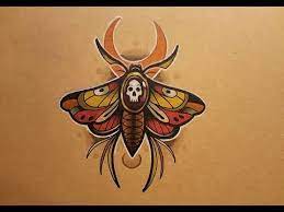 420 How To Draw A Neo Traditional Moth Tattoo Style Youtube Moth Tattoo Traditional Moth Tattoo Neo Traditional Moth Tattoo