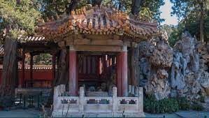 imperial garden of the forbidden city