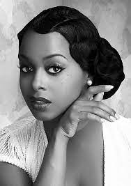 Chrissette Michele With Vintage Hair Vintage Hairstyles Gatsby Hair Night Hairstyles