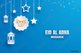 Discover thousands of free psd on freepik. Eid Al Adha Mubarak Feierkarte Mit Papierkunst Schafe Hangen Stock Vektorgrafi Crushpixel