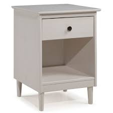 Modern nightstand and end table for bedroom and living room use; White Modern Nightstand Target