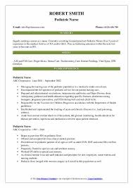 Teaching, assistant, academic, or research. Pediatric Nurse Resume Samples Qwikresume