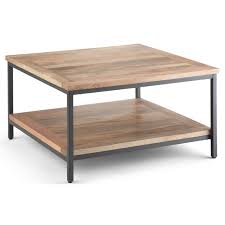 We've an amazing collection of solid wood coffee tables, console tables, side tables and end tables. Simpli Home Skyler Solid Wood Metal 34 Square Coffee Table In Natural Brown Axcsky 02n