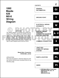 System wiring diagrams starting circuit. Vr 7431 1990 Mazda 626 Wiring Diagram Schematic Wiring