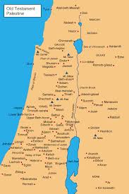 Map Of Biblical Palestine Outline Map Of Old Testament
