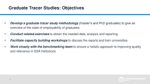 The subjects of the study were the. Graduate Tracer Studies And Benchmarking Ppt Download