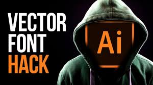 Free Vector Font Hack For Adobe Illustrator Vector Free Adobe Illustrator Illustrator Hacks