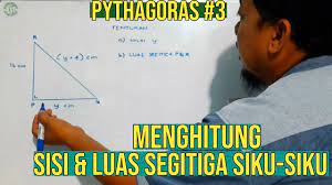 Check spelling or type a new query. Menghitung Sisi Dan Luas Segitiga Siku Siku Pythagoras 3 Youtube