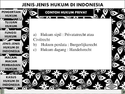 Hukum Di Indonesia Pengertian Hukum Tujuan Hukum Fungsi Hukum Ppt Download