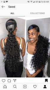 Wonderful Screen Slick Ponytail Hairstyle Suggestions A Ponytail Doesn T Just End Up Being A Hair Yo Curly Hair Ponytail Diy Ponytail Hairstyles Slick Ponytail