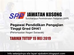 Pada surat ini juga, dilampirkan dokumen lain. Pegawai Pendidikan Pengajian Tinggi Gred Dh41 Jawatan Kosong Suruhanjaya Perkhidmatan Pelajaran Spp Semua Permohonan Mengikut Kat Dh 41 Ke Dh54 Telah Disemak Dan Dihantar Untuk Diproses Olih Jpa Sonal Ravia
