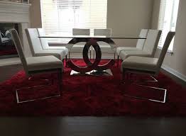 Chanel Dining Table Furniture Decor Burgundy Room