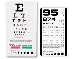 Efk Ii Supply Rosenbaum And Snellen Plastic Pocket Size Eye Chart Set Set Of 2