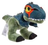 Mattel - Jurassic World Dino Trackers Plush Stuffed Animal with SOUND - EOCARCHARIA (7 inch)