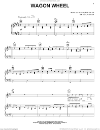 Wagon wheel by darius rucker chords and lyrics standard tuning capo 2nd fret. Rucker Wagon Wheel Sheet Music For Voice Piano Or Guitar Pdf