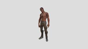 The regular fortnite travis scott skin also has an alternate style that makes the famous rapper a cyborg ready to take out any enemy. Travis Scott Fortnite Skin Download Free 3d Model By S40028197 S40028197 Caf348a
