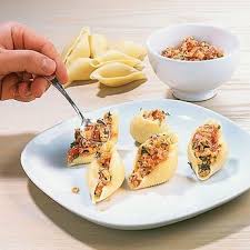 Gefullte Muschelnudeln Conchiglione Rezept Rezept Muschelnudeln Leckere Nudelrezepte Rezepte