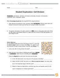 Launch gizmo · online simulations that power inquiry. Pdf Celldivisionse 1 Hannah Thai Academia Edu