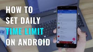 When this switch is on, social media apps won't be accessible during your sleep timings. How To Set Daily Usage Time Limit On Android Apps Youtube