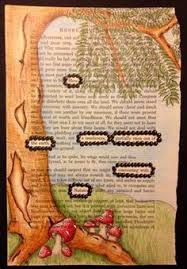 Zentangle Poetry Journal Page Here A Mushroom Partially Risen Out Of The Earth Conversing With Nature Found Poetry Poetry Art Book Page Art
