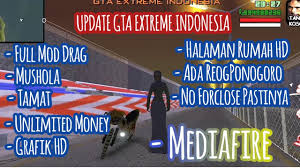 / so halo guys apa kabar semuanya, dikesempatan kali ini gua akan membagikan tutorial cara pasang gta v di pc/laptop kalian cuy. Download Gta Extreme Indonesia Terbaru Full Mod Ada Drag Lain Data All Gpu No Fc Youtube