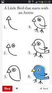 Simple Bird Drawing For Kids Easy Doodle Bird Drawing For Kids Drawings Bird Drawings