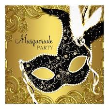 Black And Gold Mask Masquerade Party Invitation Zazzle Com Masquerade Party Invitations Masquerade Ball Party Gold Masquerade Mask