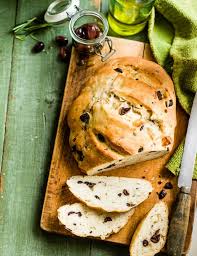 Olive Halloumi And Rosemary Bread Recipe Rosemary Bread Food Halloumi