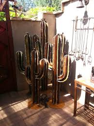 Metal Cacti Metal Yard Art Steel Art Scrap Metal Art