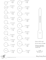 When you print the paper graphic below, you can find your size with a couple methods. Jack G Sizing