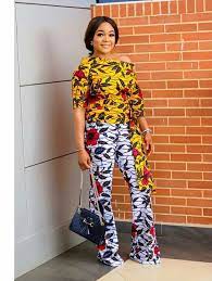 Nigerian Celebrities That Knows How To Slay In Ankara Attire Ankara Clothing African Jumpsuit African Clothing