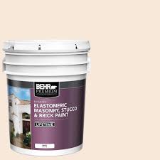 Behr Premium 5 Gal Elastomeric Masonry Stucco And Brick Exterior Paint