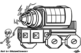Coloriage clash royale ballon bombe. On Twitter Taking Sparky For A Walk Clashroyale Artwork Larryandsparky