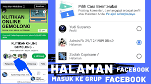 Dengan menggunakan akun facebook pribadi, buatlah akun halaman facebook bisnis anda. Cara Menautkan Halaman Facebook Ke Grup Facebook Lewat Hp Youtube