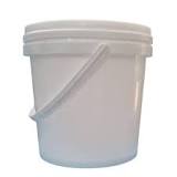 5 Kg Plastic Paint Bucket - 18 cm Height, Round Shape ...