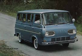 I Spent Many Hours In One Of These As A Kid Falcon Club Wagon Also Known As Ford Econoline Van Vintage Trucks Classic Chevy Trucks Ford Van