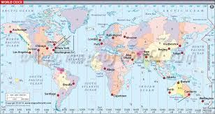 World Clock Map In 2019 Time Zone Map World Time Zones World