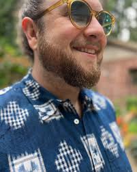 Handwoven Cotton Cameron Button Up