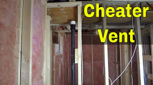 Such vent shall not be an island fixture vent as allowed by section 913. Cheater Vent For Plumbing How It Works Aka Air Admittance Valve Youtube