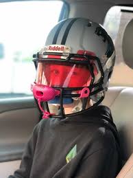 Youth football gloves visors football eye shields 7v7 7 on 7 flag soft shell helmets padded headgear spats ruby lacrosse. Helmet Football Helmet Visor Tint