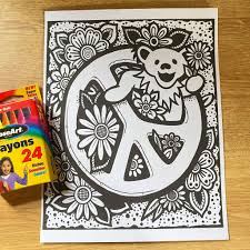 39+ grateful dead bears coloring pages for printing and coloring. Jeministardust