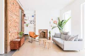 75 moderne wohnzimmer mit ziegelwanden ideen bilder juni 2021 houzz de