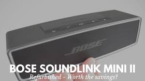 Bose Soundlink Mini Ii Unboxing A Refurbished Unit Quick Pairing Audio Clip Youtube
